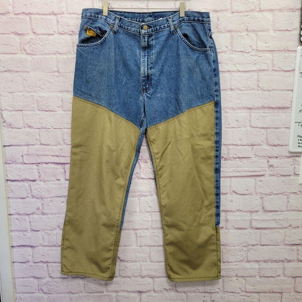 VTG Diamond Cut Brush Hunting‎ Jeans 40x30 100% Cotton Canvas Gorpcore Workwear